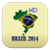 Cool Brazil World Cup 2014 HD Wallpaper icon