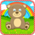 Puzzles for kids: nature icon
