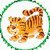 Tigers in cage Game icon