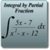 Easy Integral by Partial Fraction icon