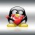 Animated Penguin Hearts icon