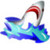 Shark Attack on Surfer icon
