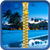 Beach Zipper Lock Screen Free app for free