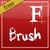 Brush Font - Rooted icon