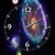 Galaxy Clock Wallpaper icon