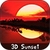 3D Sunset HD Wallpaper icon