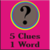 5 Clues 1 Word - Guess the Word icon