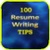 100 Resume Writing Tips 2014 icon
