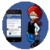 Chacha Chaudhary and FaceBook icon