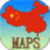 Maps of China app for free
