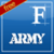 ★ Army for FlipFont® free icon