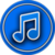 Music Player Blue icon