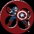 Running Captain America icon