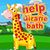 Help giraffe bathing icon
