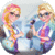 Dress up Elsa and Anna to college icon