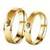 Gold wedding couple rings around the world  app for free