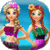Dress up Elsa and Anna to summer icon