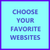 Choose Your Favorite Websites app for free