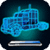 Hologram truck simulator icon