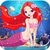 Adorable Little Mermaid Princess in Fish Paradise icon