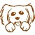 Clever dog  icon