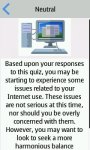 Computer and Internet Addiction Test screenshot 1/5
