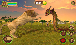 Furious Lion Vs Angry Anaconda Snake: Wild Sim screenshot 1/5