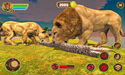 Furious Lion Vs Angry Anaconda Snake: Wild Sim screenshot 3/5