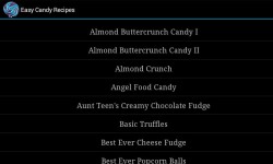 Easy Candy Recipes screenshot 1/3