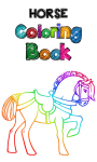 New Horse Coloring Book screenshot 1/6