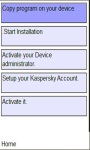 Kaspersky security on mobile Devices screenshot 1/1