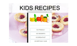 Kids recipes food screenshot 1/3