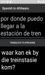 Language Translator Spanish to Afrikaans   screenshot 3/4