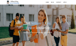 William D King Service Scholarship screenshot 4/4