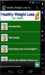 Healthy Weight Loss For Teens screenshot 1/3