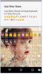 Cute Photo Emoji Keyboard Free screenshot 2/6