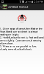 Dumbbell Workout with Animations screenshot 6/6