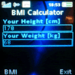 BMI Calculator screenshot 1/1