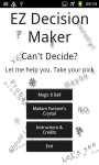 EZ Decision Maker screenshot 1/5