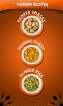 Paneer Recipes - veg food screenshot 1/4