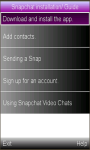 SnapChat Installation/ Guide screenshot 1/2