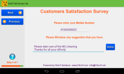 Swift Tab Survey Lite screenshot 4/6