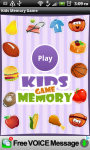 Free Kids Memory Game screenshot 1/6