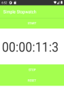 SIMPLE STOPWATCH Measure time in minutes seconds screenshot 3/4