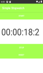 SIMPLE STOPWATCH Measure time in minutes seconds screenshot 4/4