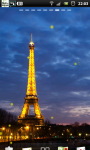 Eiffel Tower Night live Wallpaper screenshot 2/6