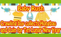 Baby Rush - Crawling kid collects rewards for Tet screenshot 5/6