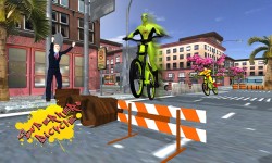  Superheroes Bicycle Stunts screenshot 2/4
