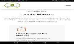MY Lewis App screenshot 2/6