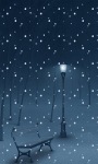Night Snow LWP screenshot 1/3